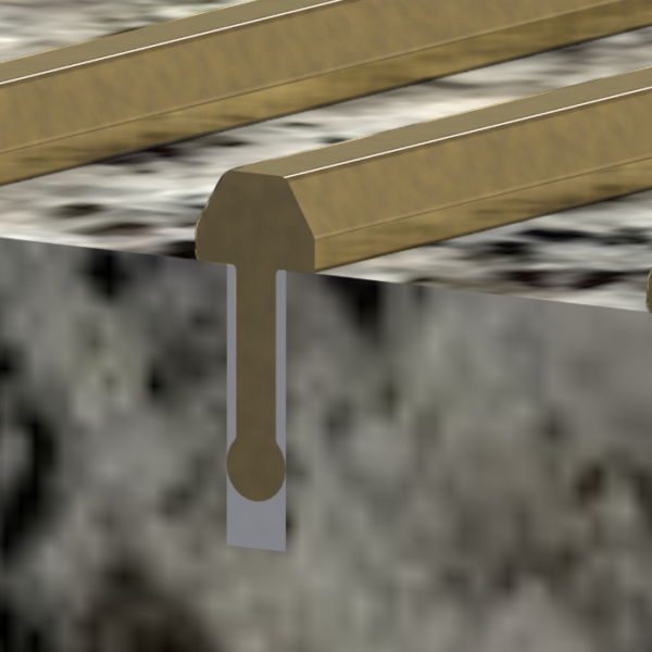 Solid Brass Bar Stair Nosing