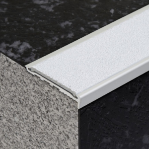 Aluminium Safety Stair Nosing with Carborundum Insert