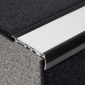 Aluminium Safety Stair Nosing with Aluminium Insert