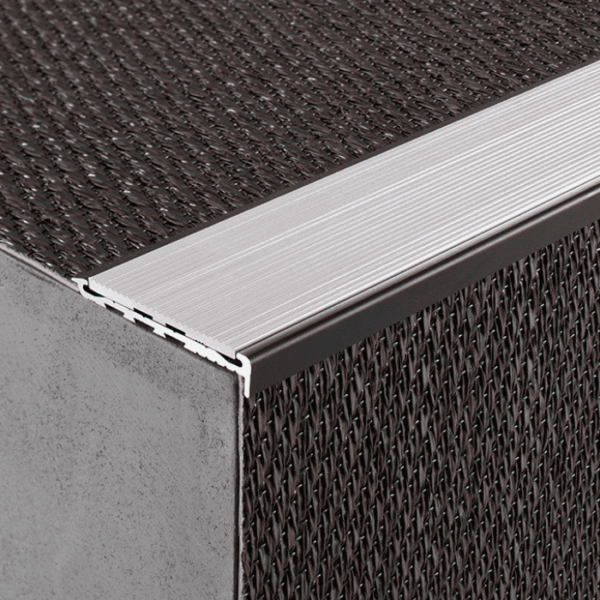 Aluminium Safety Stair Nosing with Aluminium Insert