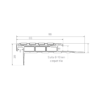Aluminium Stair Nosing with Striped Carborundum Insert - Image 2
