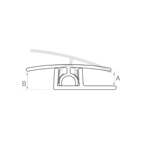 Two Part Trim with Aluminium Flat Top - Image 2