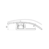 Two Part Trim with Aluminium Flat Top - Image 2