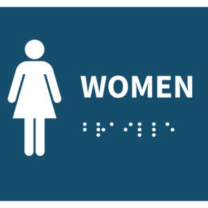 Women Braille Sign