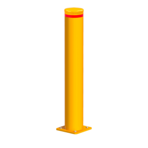 Galvanised Steel Surface Mount Bollards - 165mm diameter